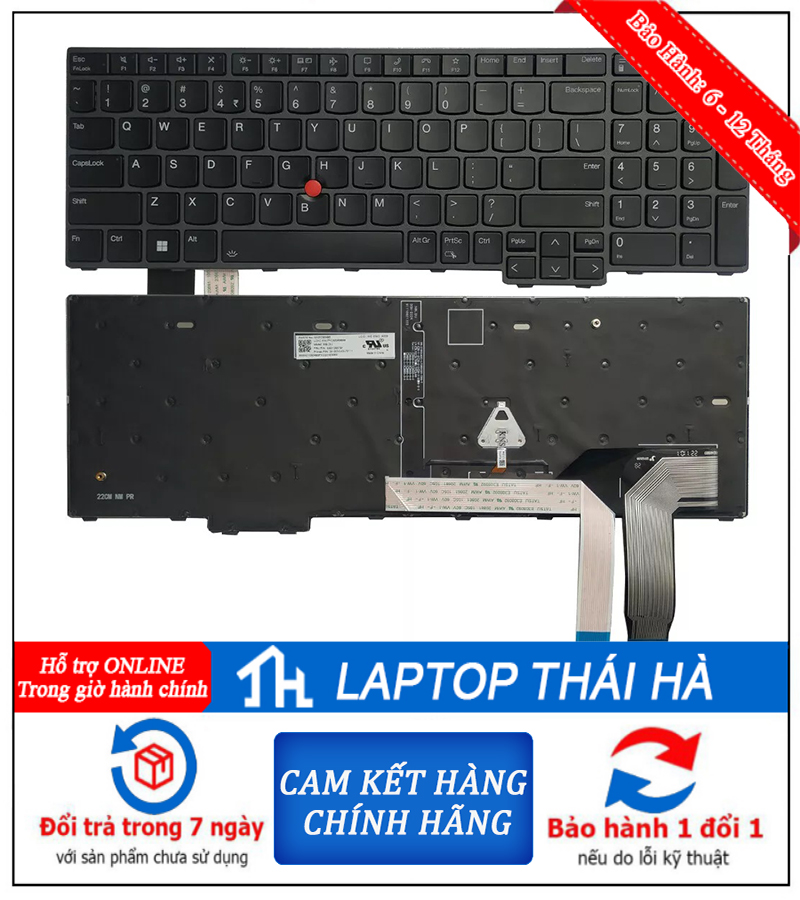 Bàn phím laptop Lenovo ThinkPad P16s Gen 1