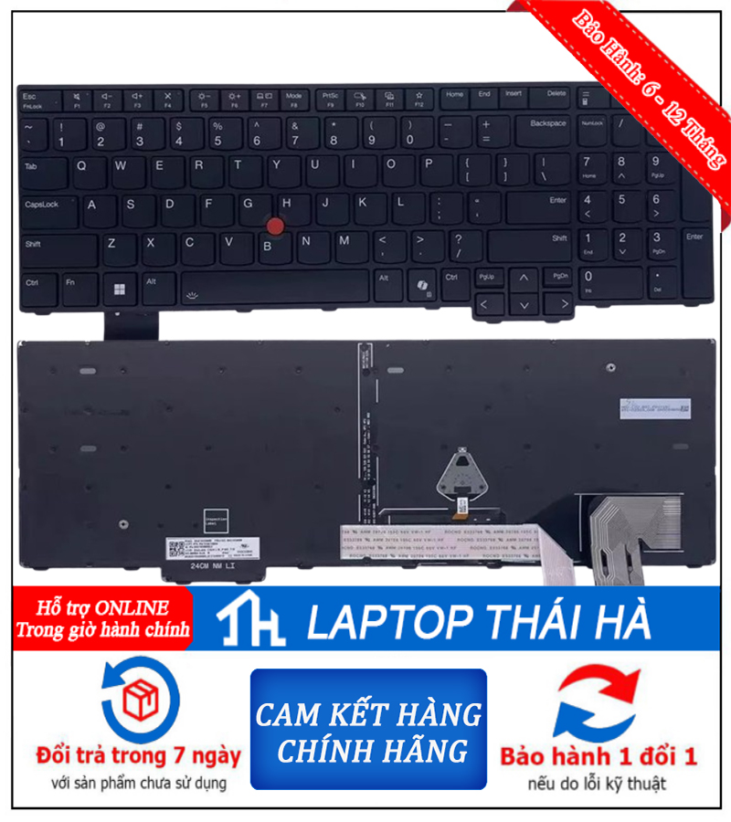 Bàn phím laptop Lenovo ThinkPad E16  Gen 1