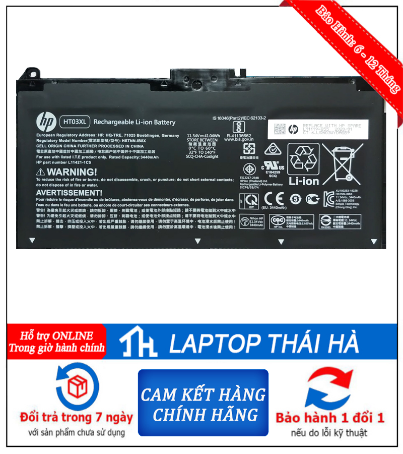 Pin Laptop HP Pavilion Plus Laptop 14 EH1003tu