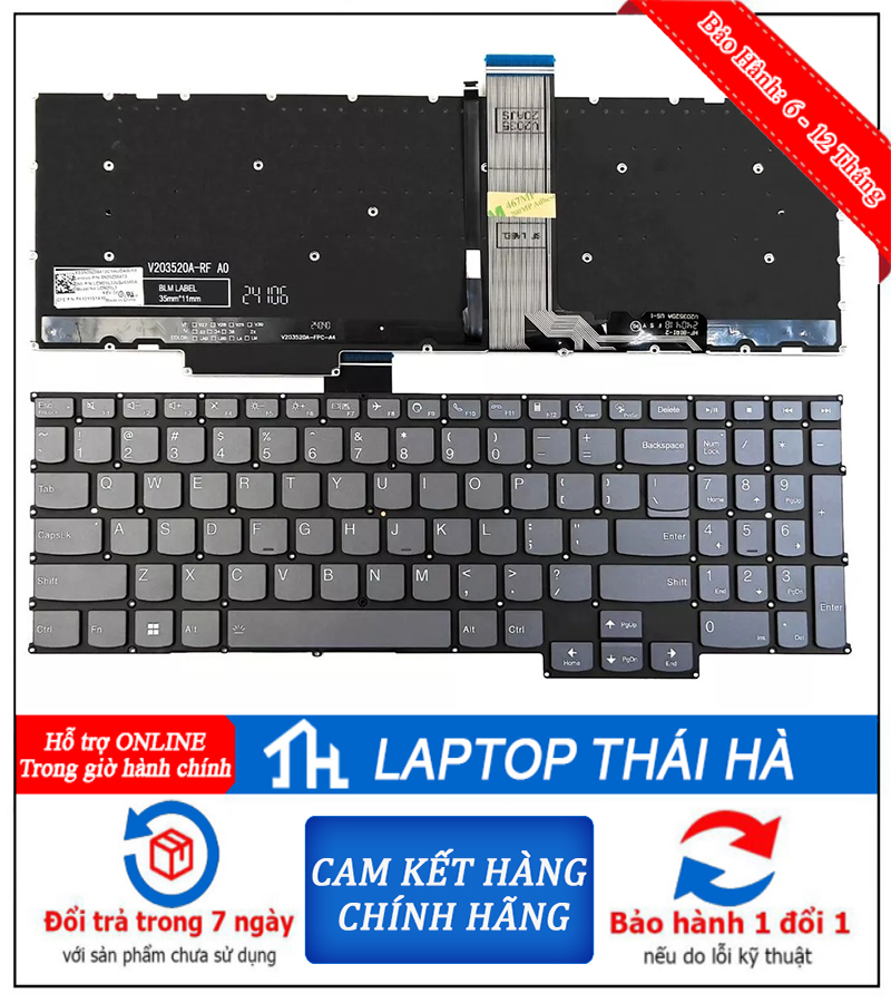 Bàn phím laptop Lenovo Thinkbook 16P NX ARH