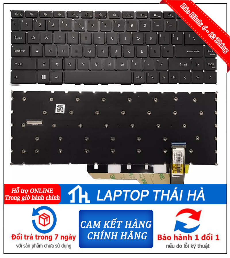 Bàn phím laptop MSI Creator Z16 A11UET-217VN