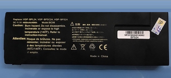 pin laptop Sony Vaio SVS15136PG