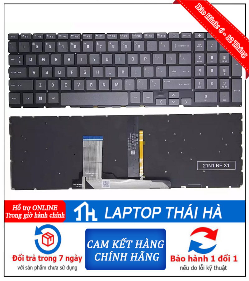 Bàn Phím Laptop HP Victus 15-fb2063dx