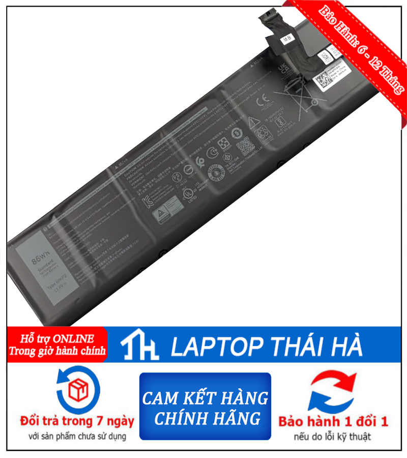 Pin laptop Dell G16 7630