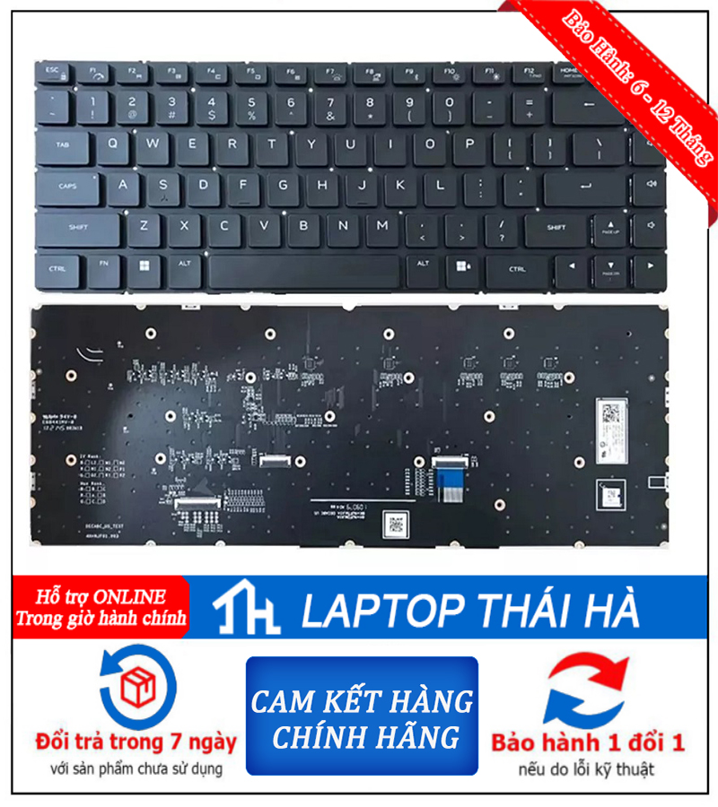 Bàn Phím Laptop Dell G16 7630