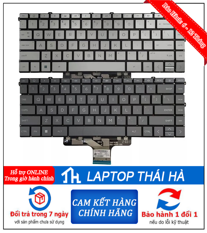 Bàn Phím Laptop HP Envy x360 2in1 16-ad0013dx