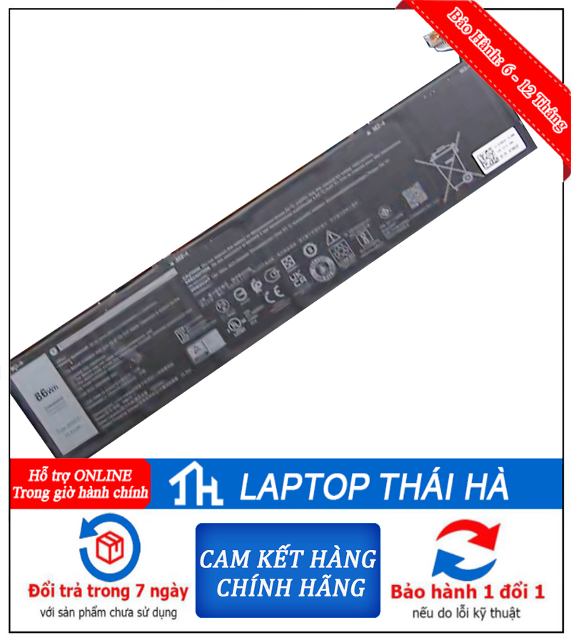 Pin laptop Dell Precision 15 5560