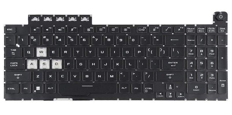 bàn phím laptop Asus TUF Gaming A15 FA506NCR