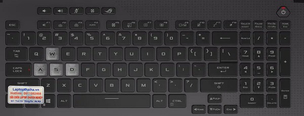 Bàn phím laptop Asus ROG Strix G173