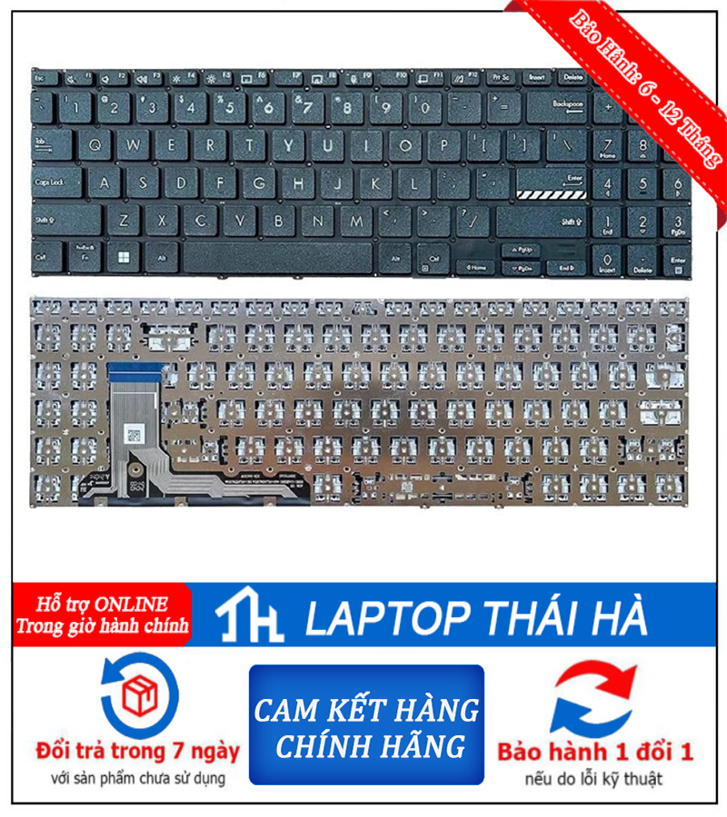 Bàn phím laptop Asus Vivobook Go 15 E1504GA