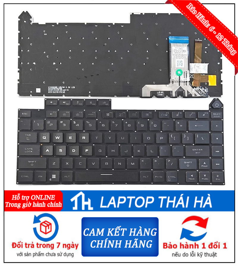 Bàn phím laptop Asus ROG Strix G16 G615
