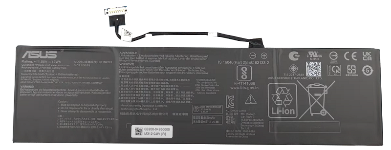 pin laptop Asus Vivobook Go 15 E1504FA R5