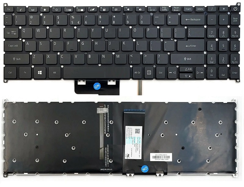 Bàn phím laptop Acer Aspire Lite 15 AL15 71P 517D