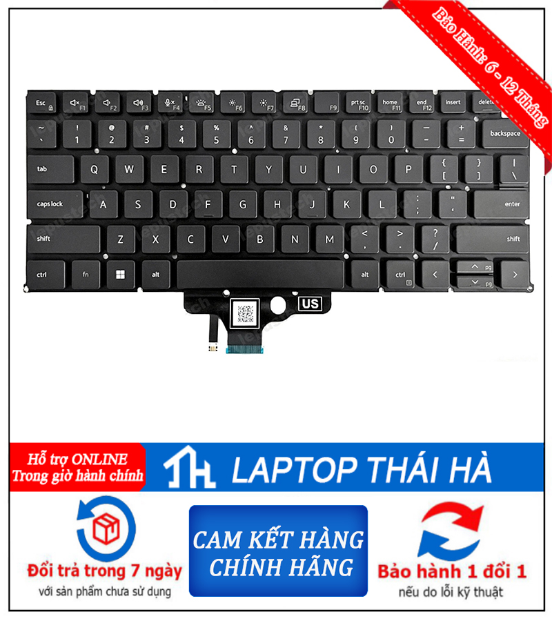 Bàn Phím Laptop Dell Latitude 7350 Ultra 5