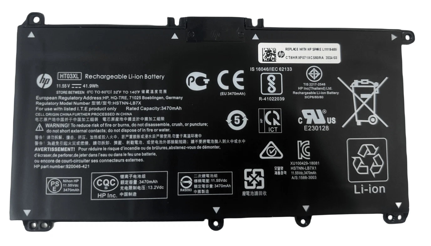 Pin Laptop HP 15 fc0085AU - A6VV8PA