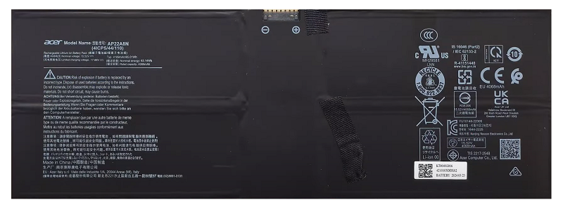 Pin Laptop Acer Swift Go AI 2024 Gen 2 SFG14-73-71ZX