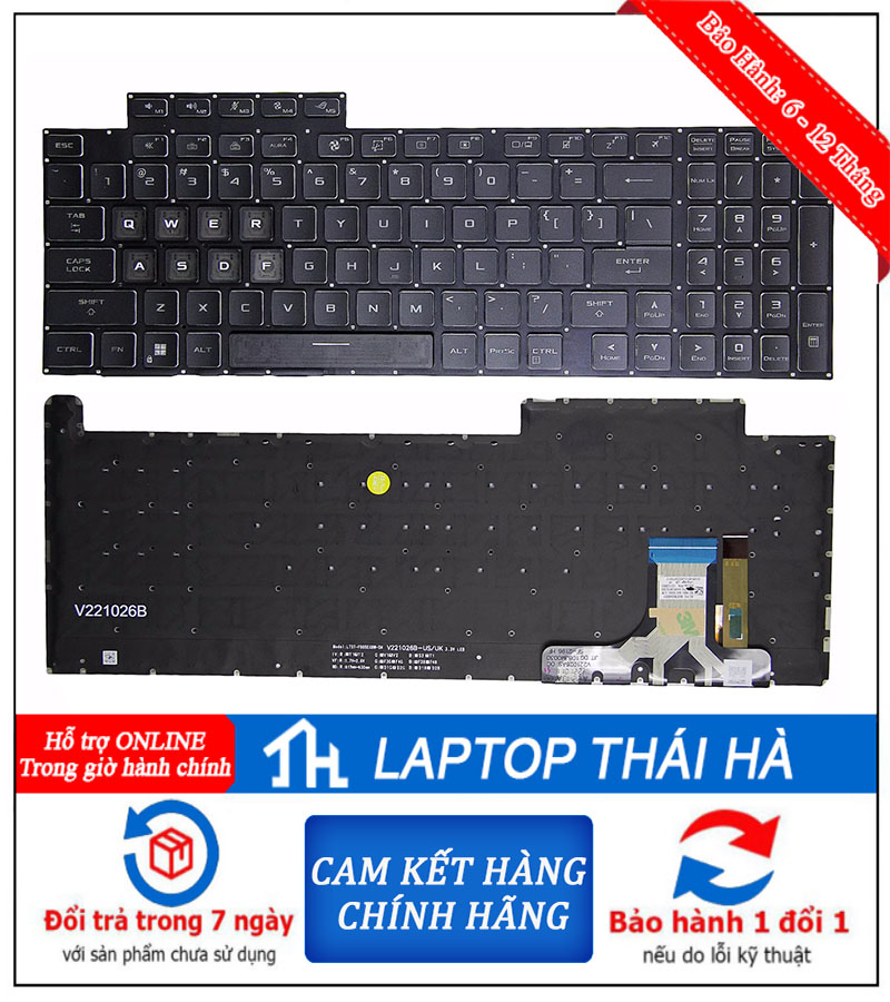 Bàn phím laptop Asus ROG Strix G18 G815