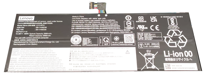 Pin laptop Lenovo ThinkPad L13 Yoga Gen 4