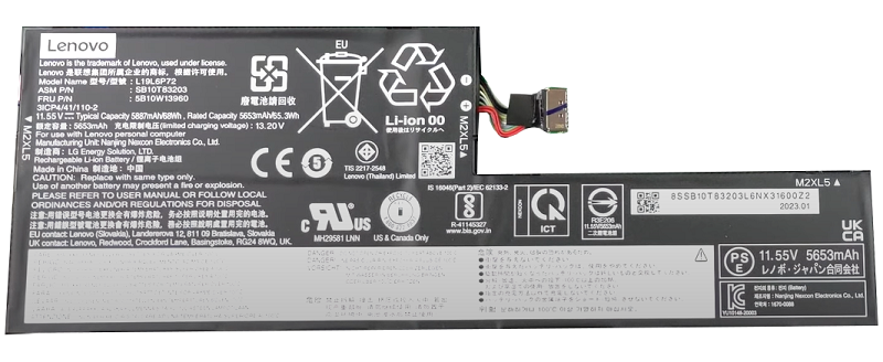 Pin laptop Lenovo ThinkPad P15v Gen 3