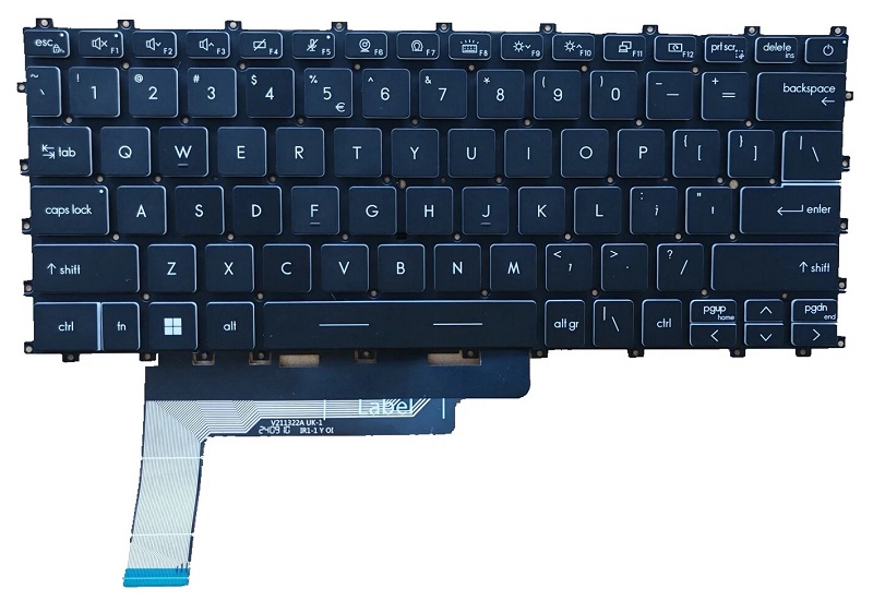 Bàn phím laptop MSI Prestige 13 AI Evo A1MG-241VN