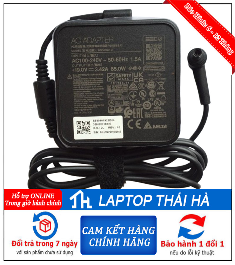 Sạc laptop MSI Gaming Thin 15 B13UCX