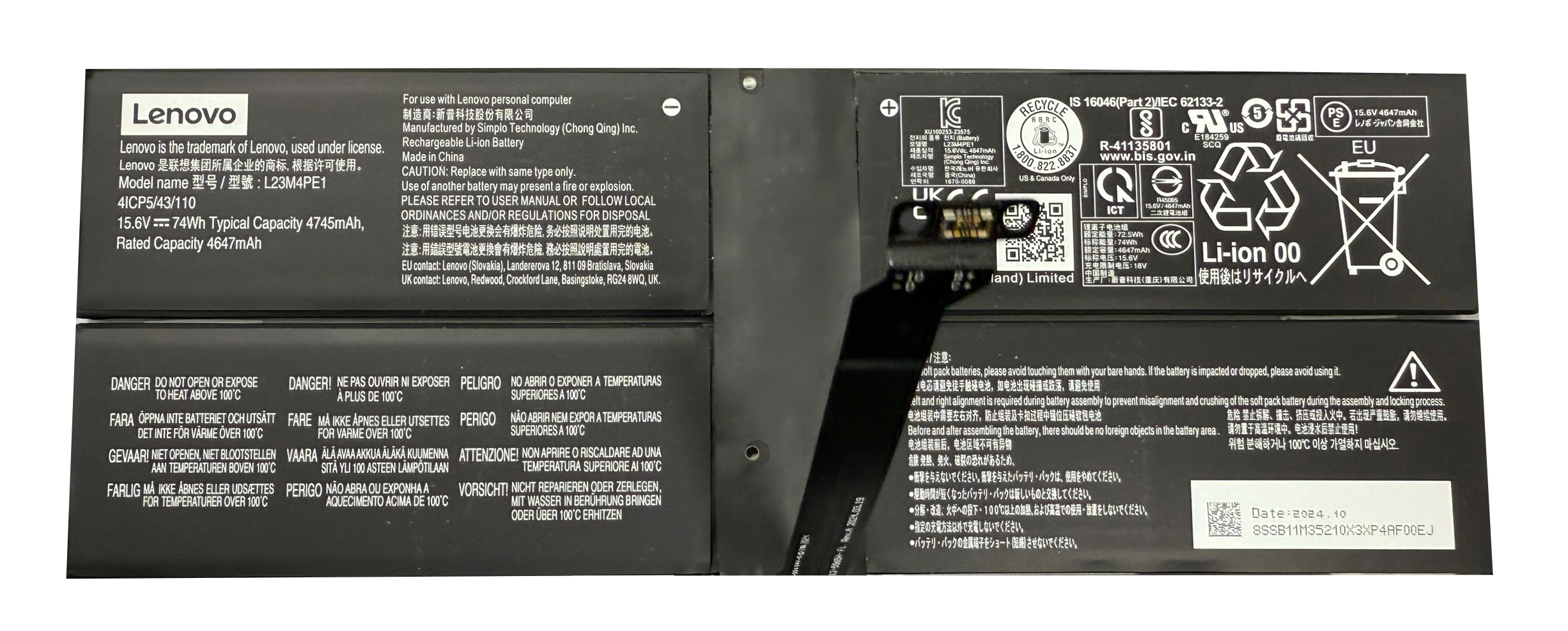 Pin laptop Lenovo IdeaPad Slim 5 14AKP10