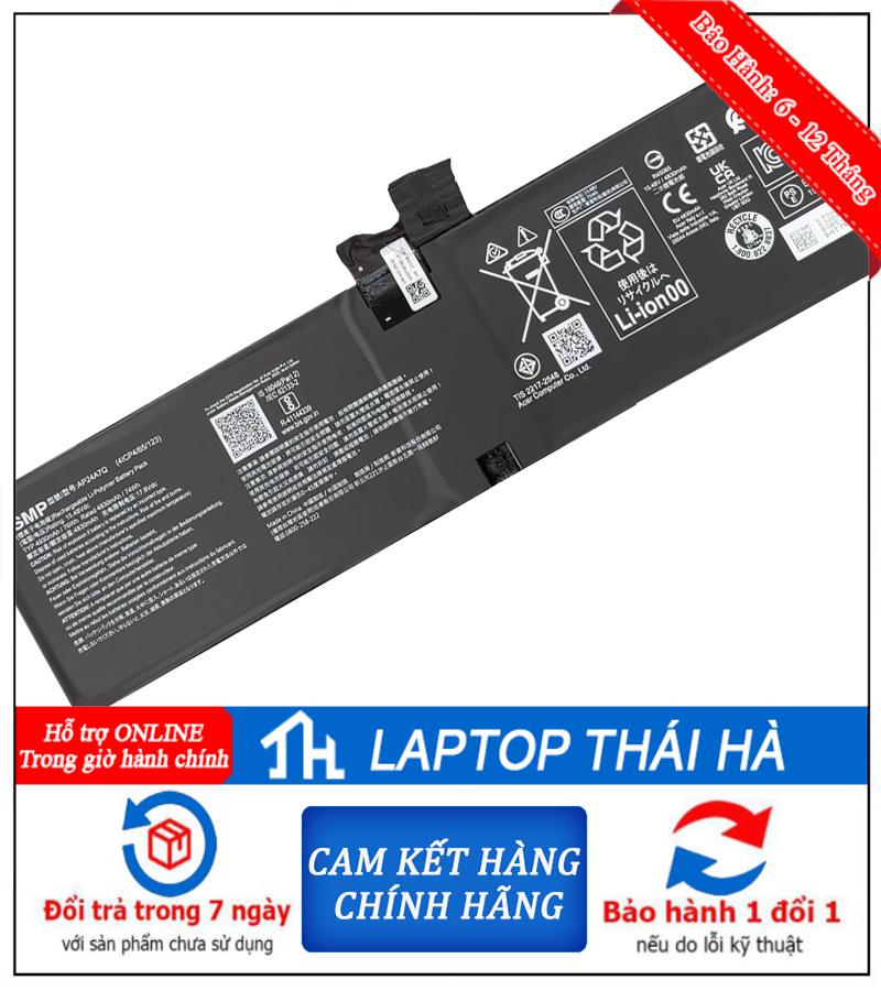 Pin Laptop Acer Predator Triton 14 AI PT14-52T