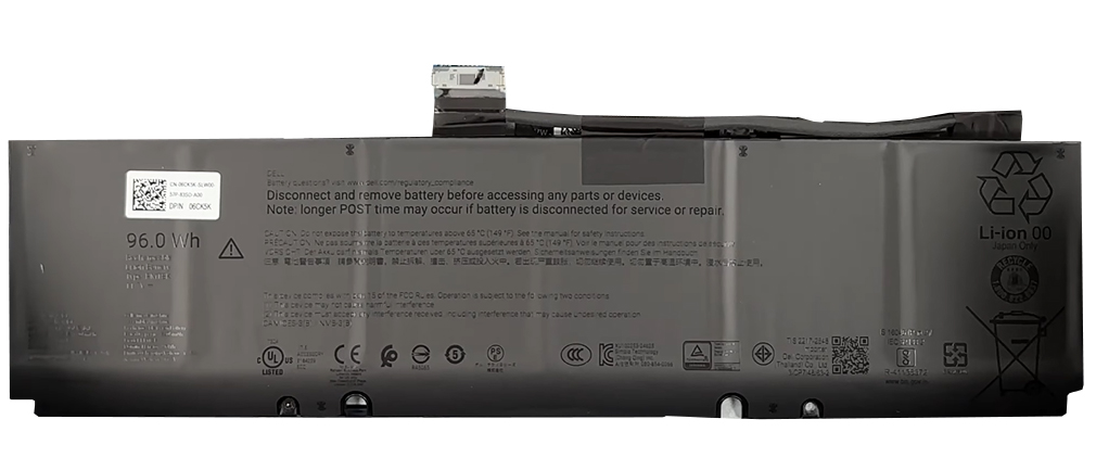 Pin laptop Dell Alienware 16X Aurora AC16251