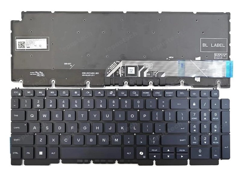 bàn phím laptop Dell Alienware 16X Aurora AC16251