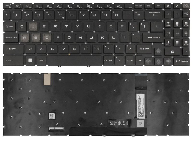 Bàn phím laptop MSI Cyborg 15 B2RW