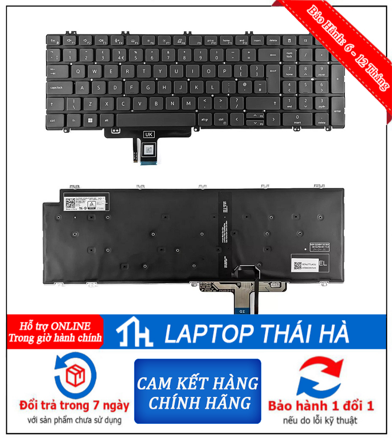 Bàn Phím laptop Dell Latitude 5521