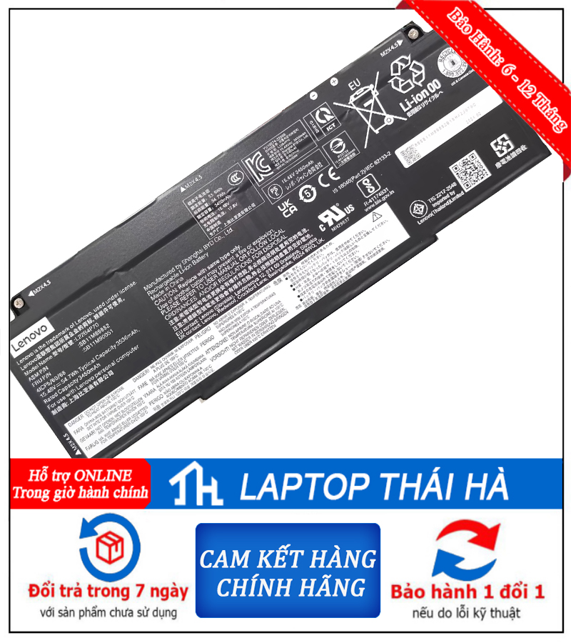 Pin laptop Lenovo ThinkPad X13 Gen 5