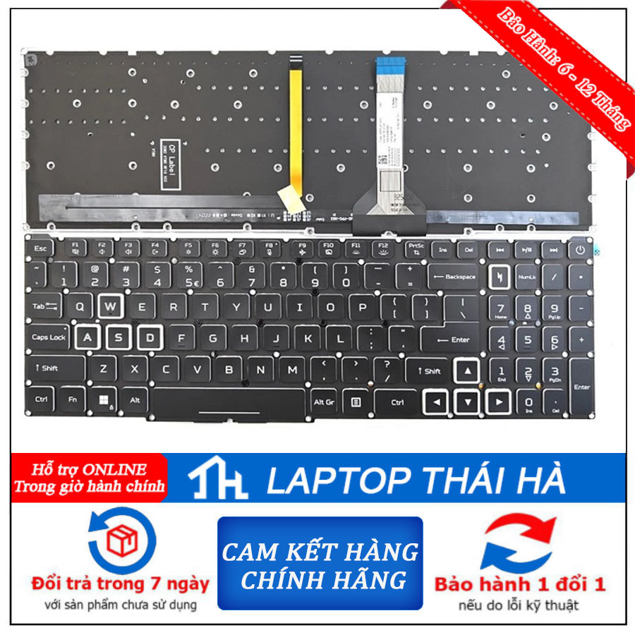 Bàn phím laptop Acer Nitro 16 Phoenix AN16-41-R50Z