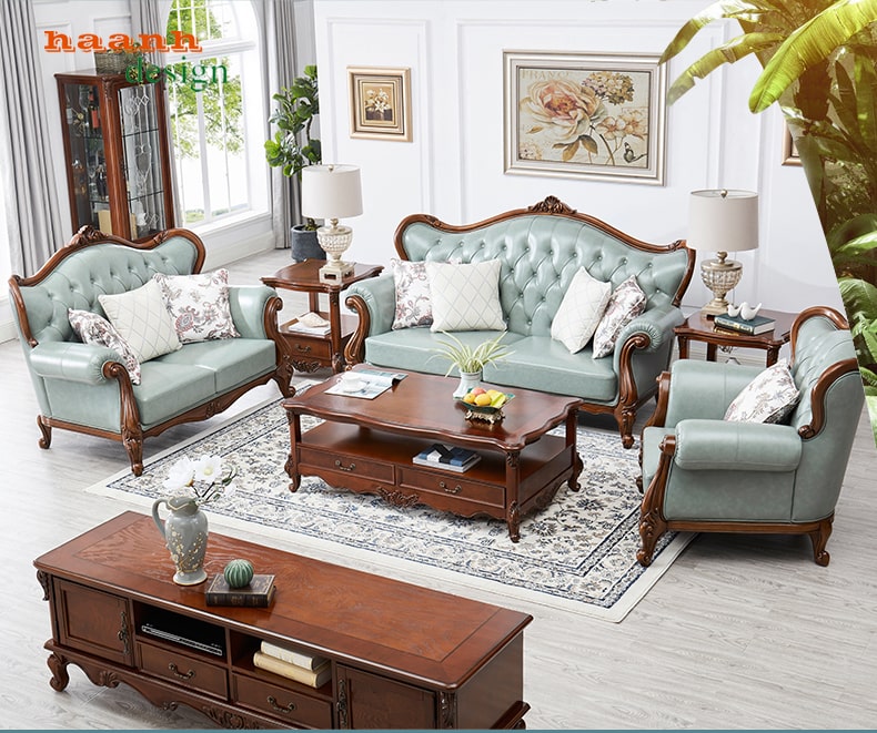 Sofa phòng khách tân cổ điển