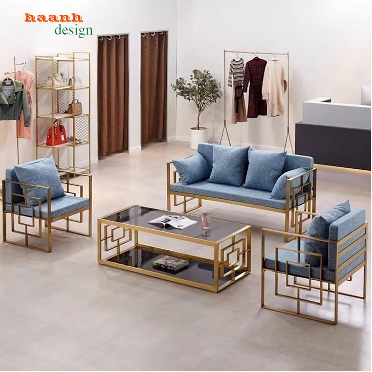 Sofa sắt gia đình hiện đại 