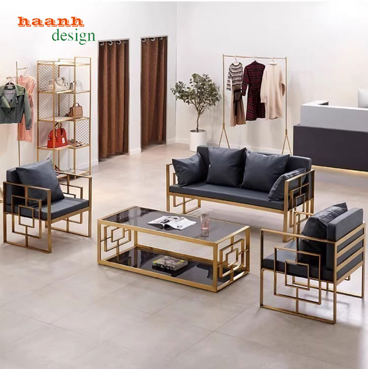 Sofa sắt gia đình hiện đại 