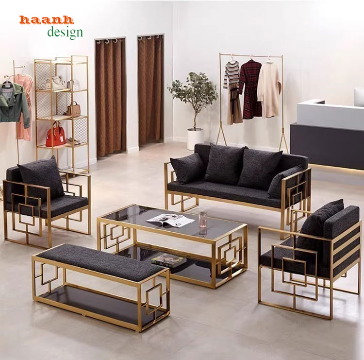 Sofa sắt gia đình hiện đại