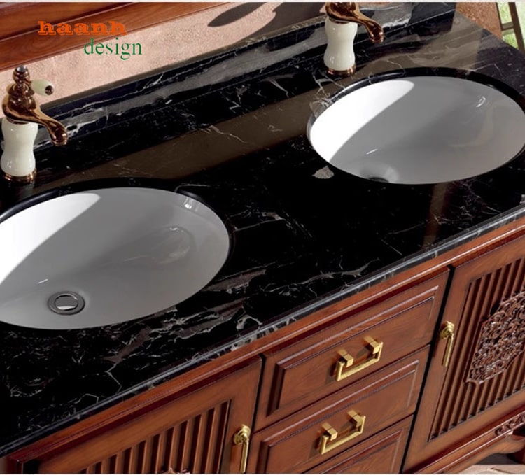 Tủ Lavabo Phòng Tắm Gỗ Tự Nhiên