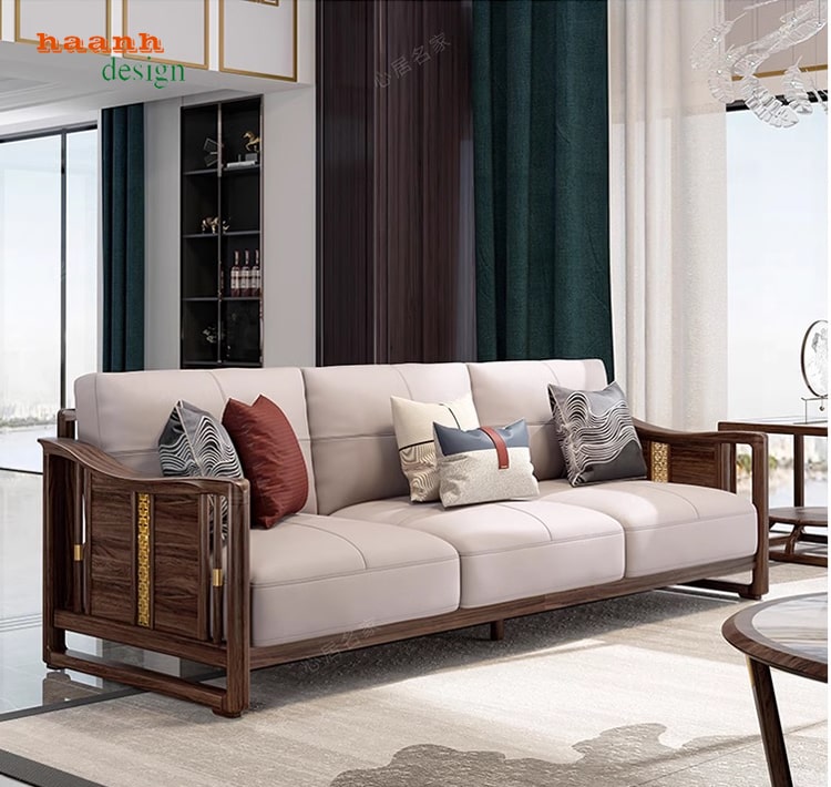 Sofa Khách Sạn Gỗ Sồi