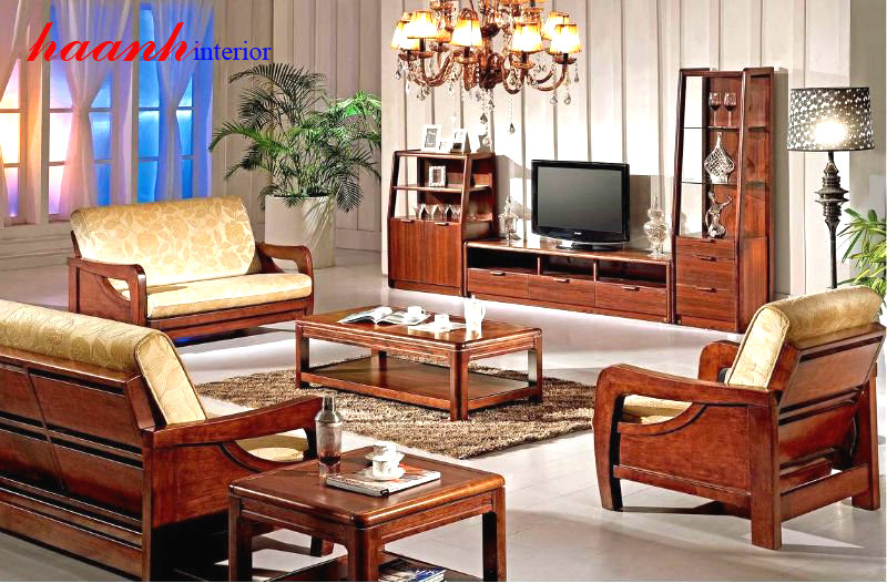 Sofa gỗ phòng khách SFG001