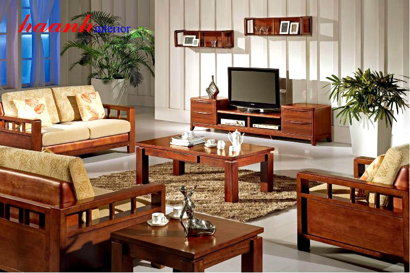 Sofa gỗ phòng khách SFG002