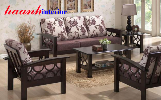 Sofa gỗ tự nhiên cao cấp SFG005