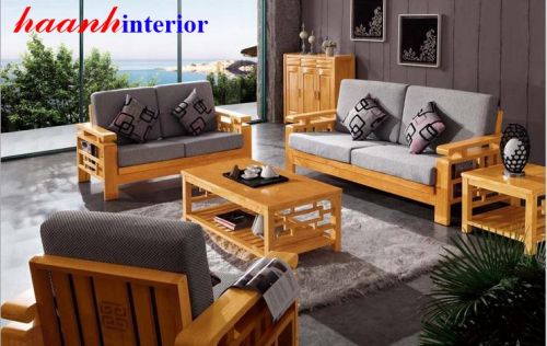 Sofa gỗ Sồi SFG014