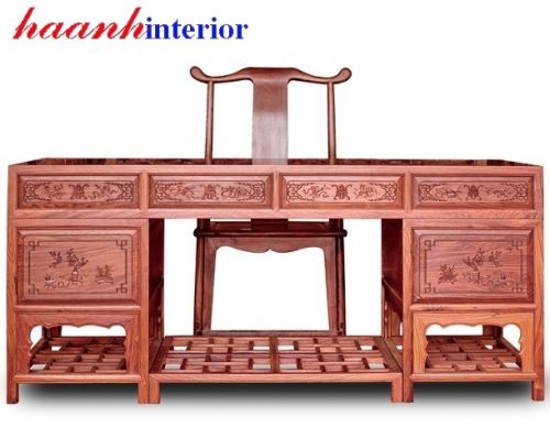 Bàn làm việc giả cổ BLV006