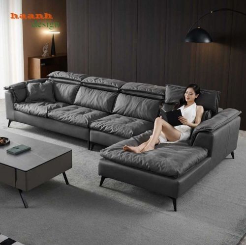 Sofa da thật phong cách hiện đại SFN021