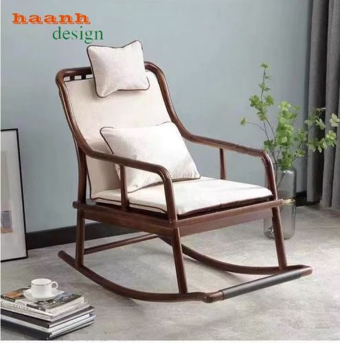 Ghế thư giãn gỗ óc chó tự nhiên tiện ích cho gia đình GBB 020