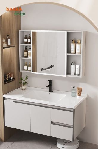 Tủ gỗ phòng tắm Nâng tầm phong cách và sự sang trọng-LVB 011