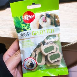 Bánh thưởng cho chó vị trà xanh – Orgo Green Tea