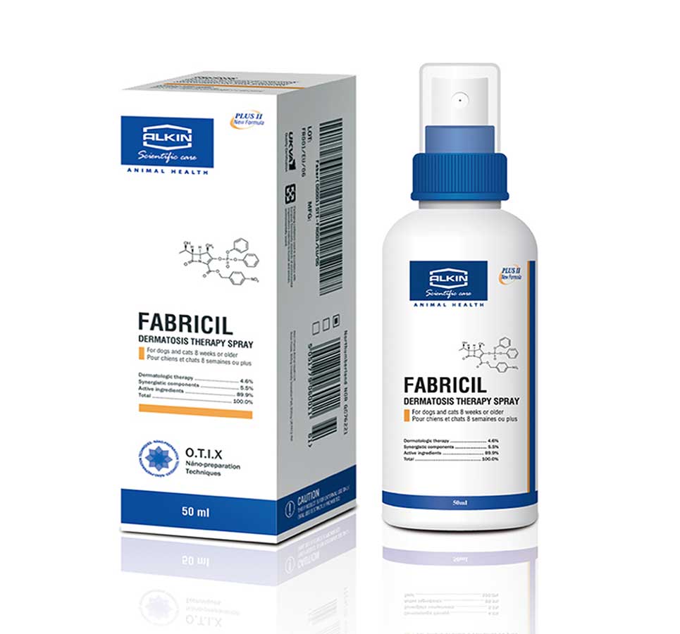 FABRICIL - Complex mới - Thuốc phun cho mẩn da có mủ 50ml