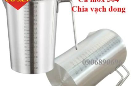 Hỏi đáp về ca inox 304 có chia vạch đong (nhiều size)